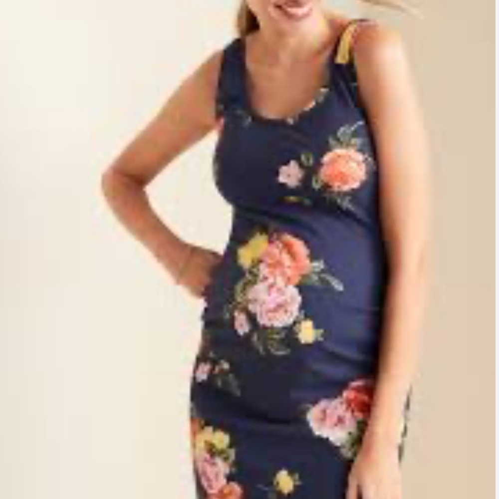 Old Navy Floral Maternity Bodycon Dress